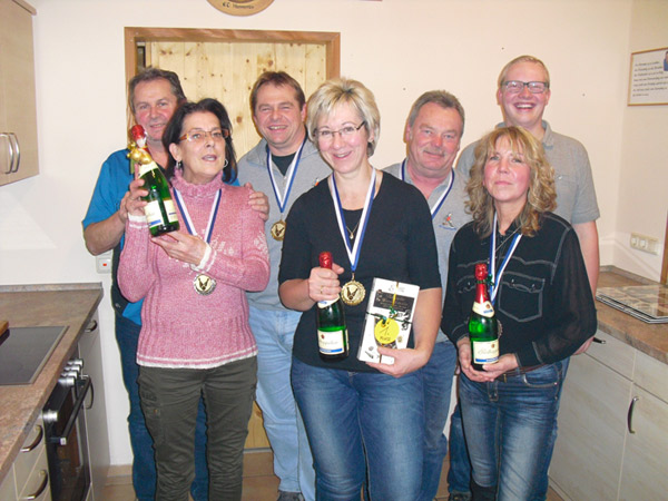 Tischkegeln 2015 Sieger